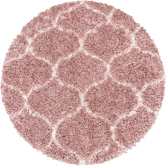Roze scandinavisch kleed