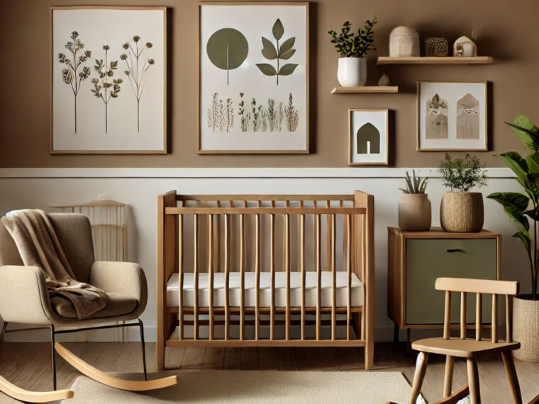 babykamer aardetinten
